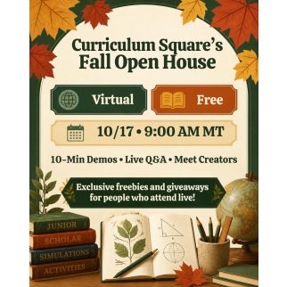 Fall Open House: One-Semester Homeschool Co-op Curriculum Showcase