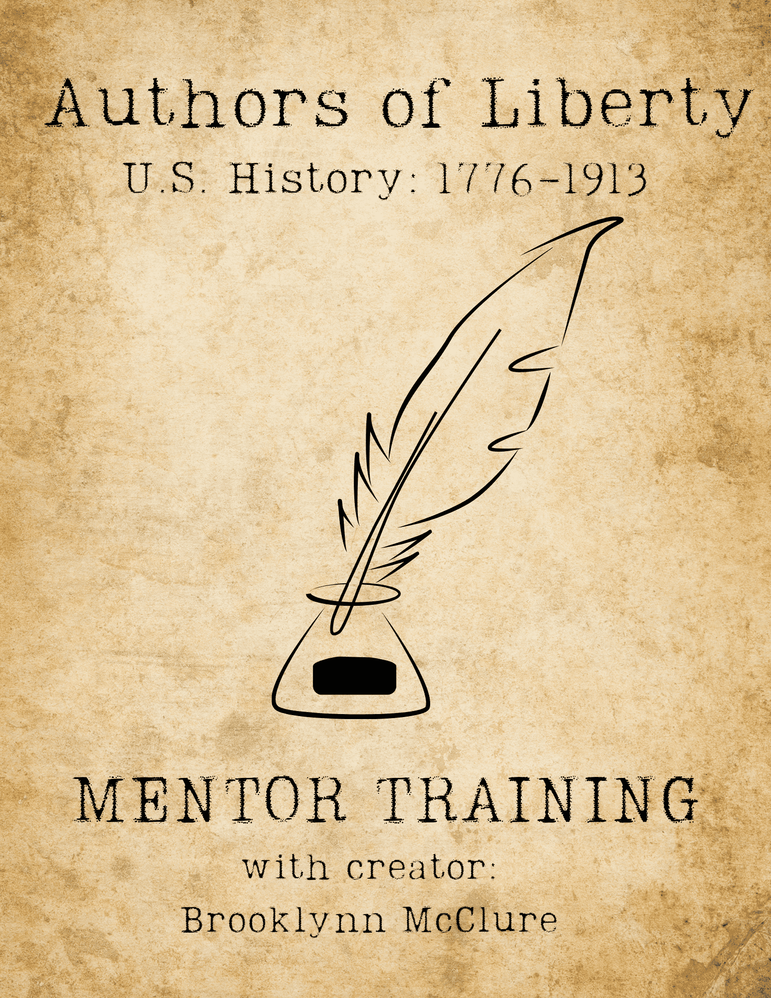 Mentor Training - Authors of Liberty