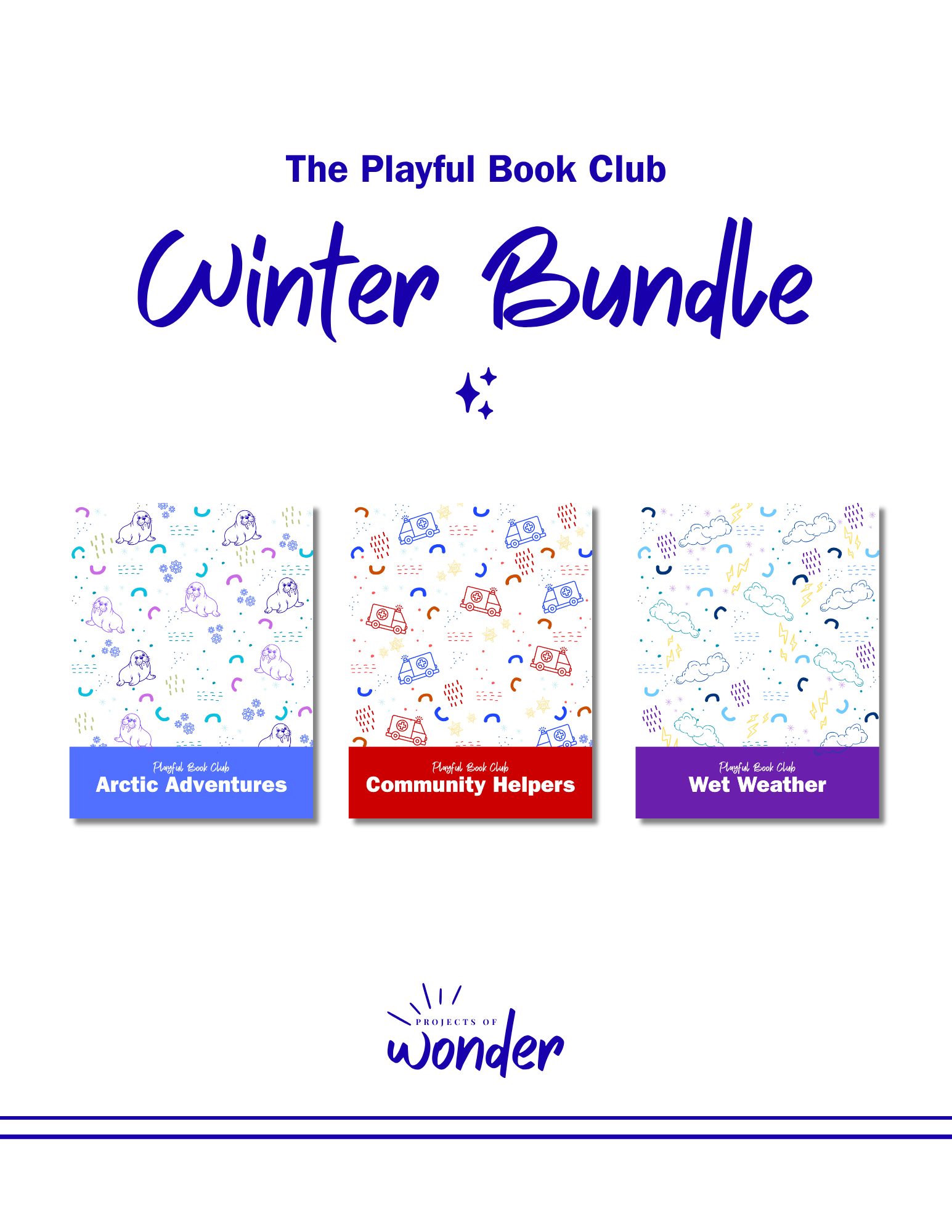 The Playful Book Club: Winter Edition | 12-Week Co-op Curriculum for Ages 4–7
