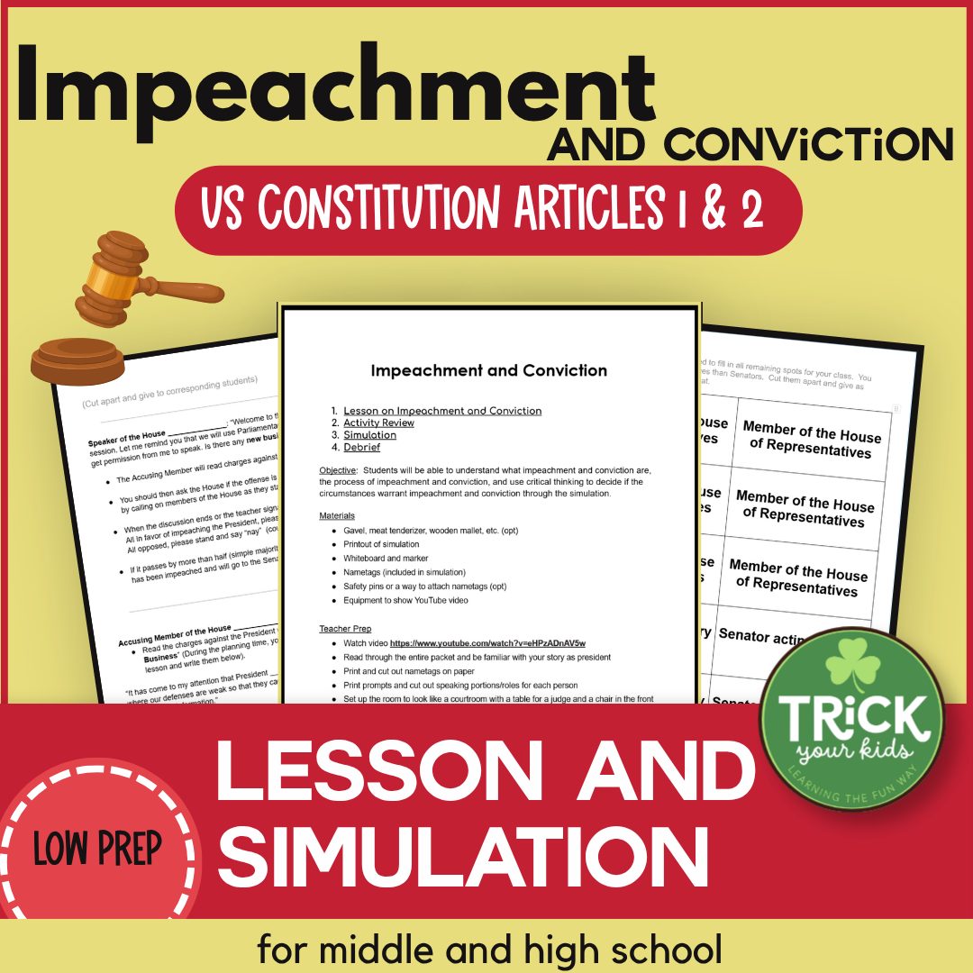 Constitution Articles I & II - Impeachment and Conviction