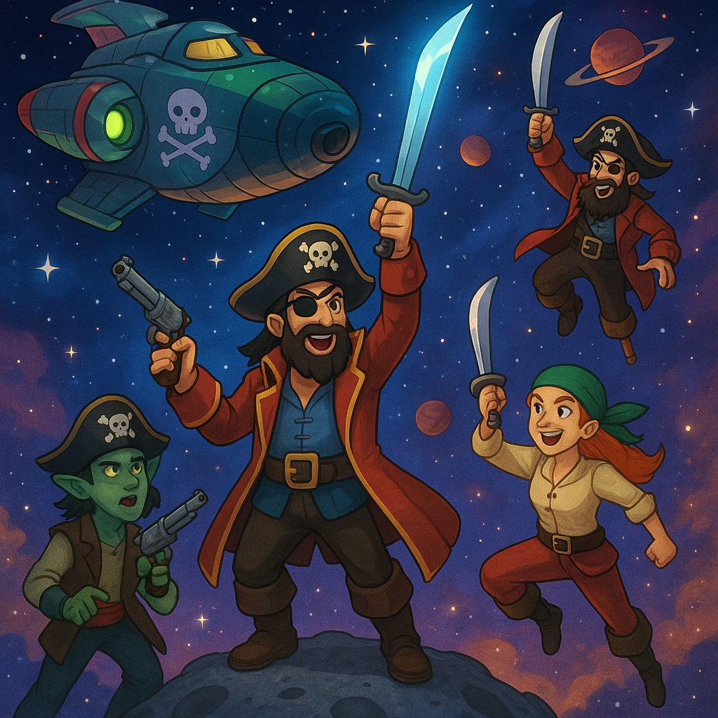 Pirates Among the Stars - Space Adventure Script