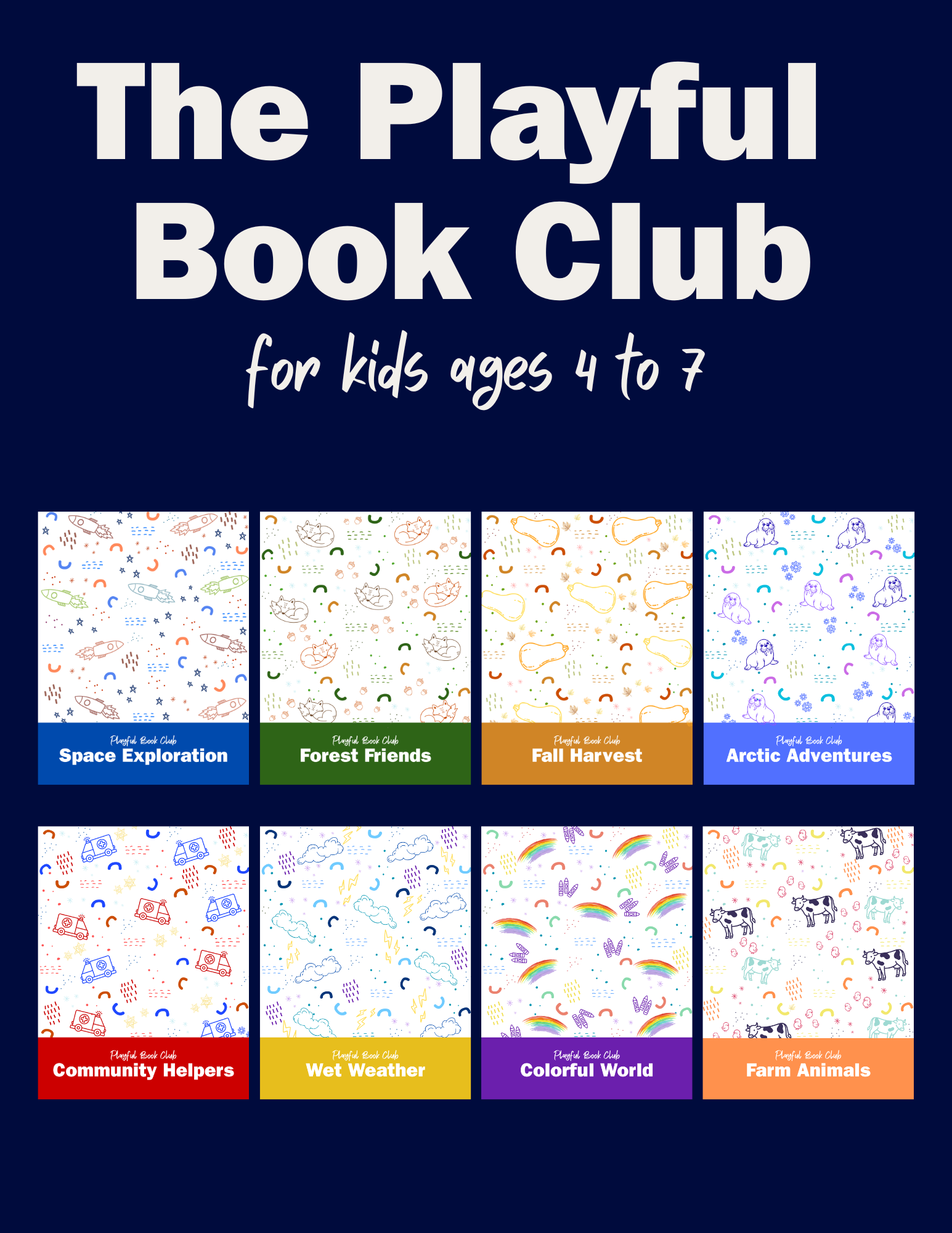 The Playful Book Club for kids ages 4 to 7