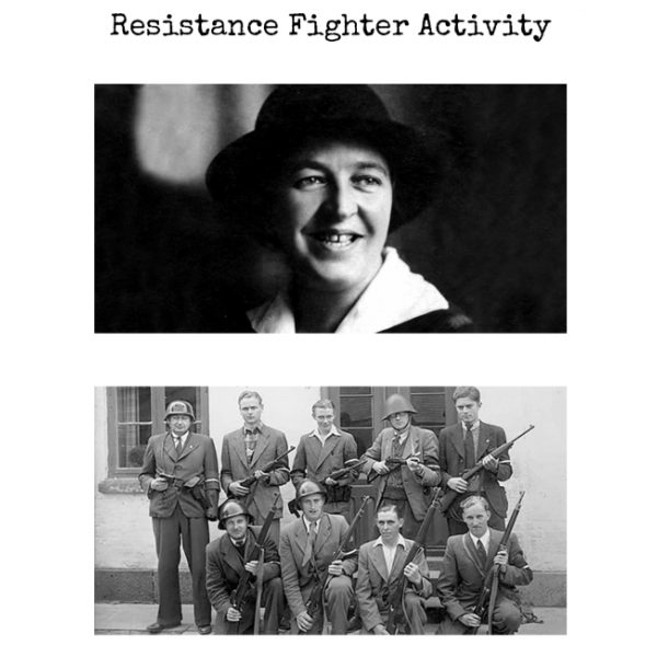 WWII: Resistance Fighter Activity