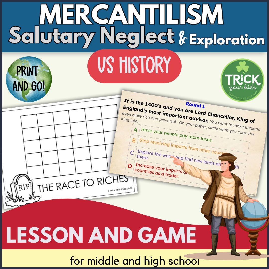 Age of Exploration & Mercantilism Lesson and Game