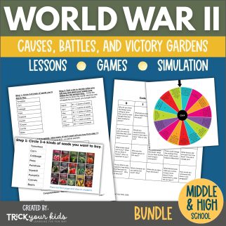 WWII Bundle - Rise of Hitler, Rationing & Victory Gardens, Iwo Jima & Code Talkers